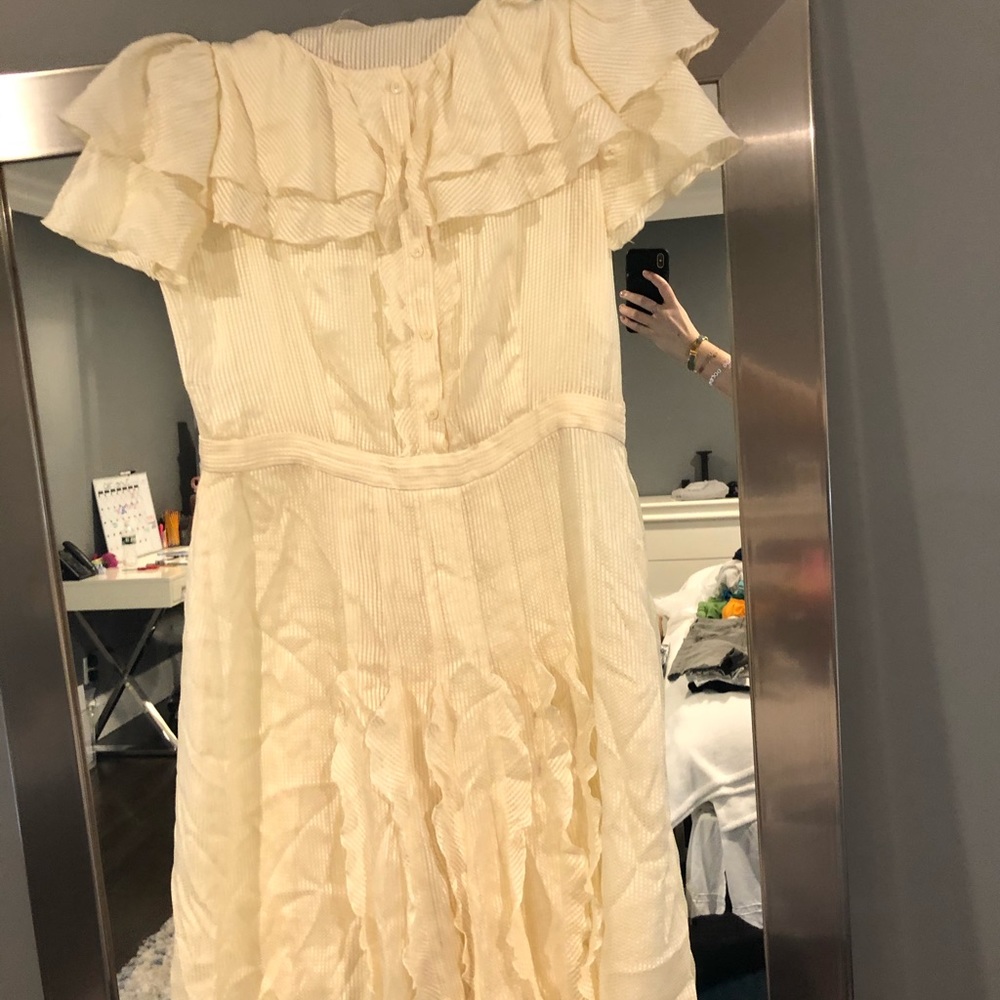 A beautiful white summery light dress